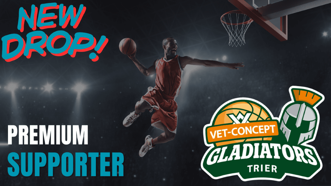 Ab jetzt stolzer Premium Supporter der Vet-Concept Gladiators Trier